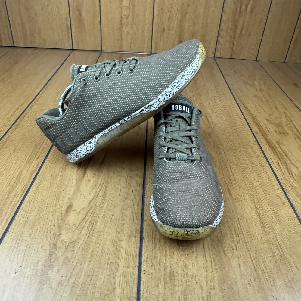 Nobull Super Fabric Women 12 men's 10.5 Green Running Athletic Sneakers Trainers